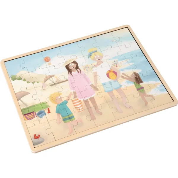 Puzzle Plage Famille elle et elle — Eduplay jouet pédagogique crèche
