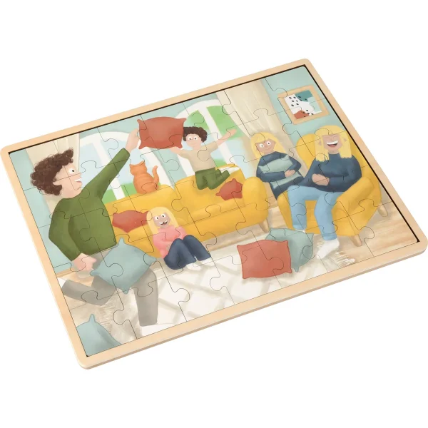 Puzzles Monde coloré, lot de 6 — Eduplay jouet éducatif crèche
