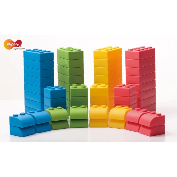 Q-Blocks 64 pièces — Kiki-Ena Matériel de Bricolage Bois Naturel