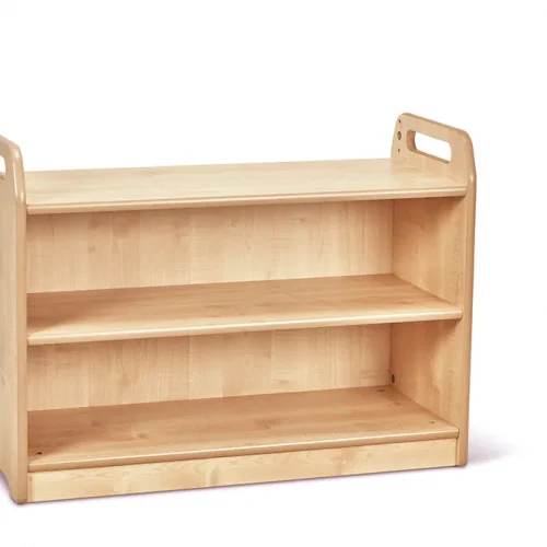 Unité de rangement avec vitrine et panneau arrière miroir (vide) — Millhouse Jouets Éducatifs Scolaires