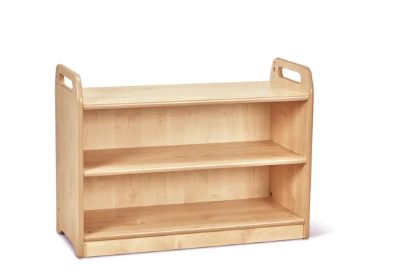 Unité de rangement avec vitrine et panneau arrière miroir (vide) — Millhouse Jouets Éducatifs Scolaires