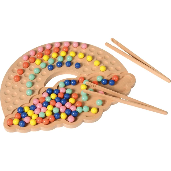 Jeu de billes arc-en-ciel — Eduplay jouet pédagogique crèche