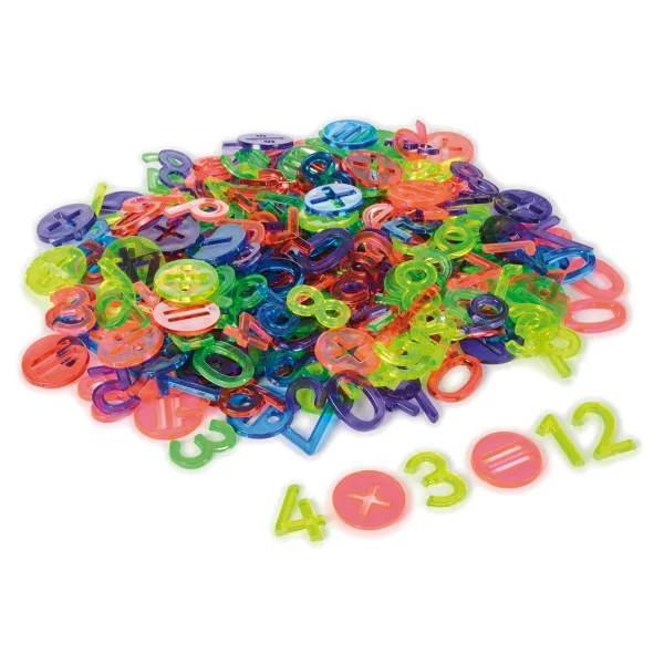 Nombres et symboles mathématiques arc-en-ciel — Jeu éducatif Eduplay pour la crèche