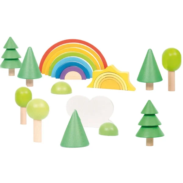 Blocs de construction Paysage arc-en-ciel — Eduplay jouet pédagogique