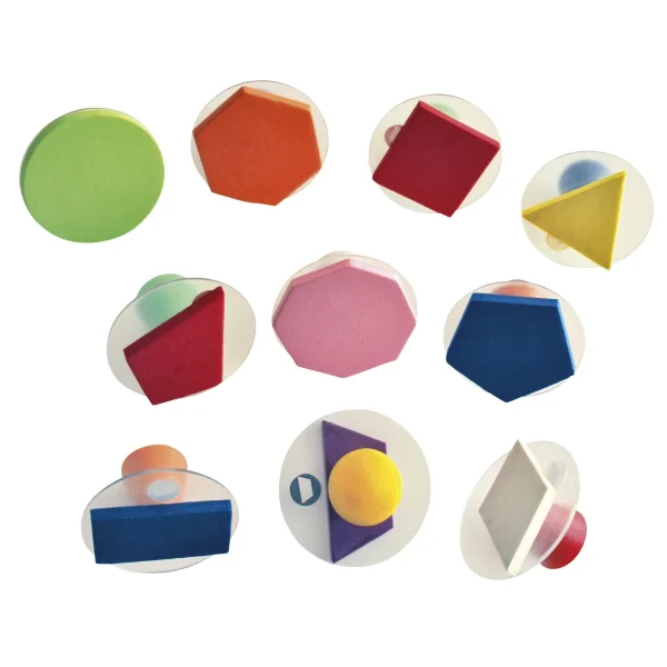 Set de 10 grands tampons Géo — Eduplay jeu pédagogique Kita