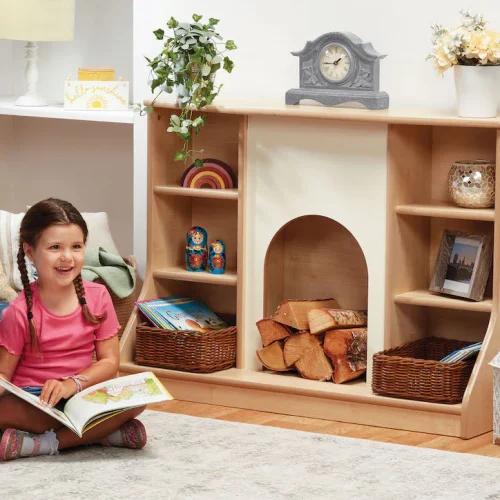 Cheminée de jeu - Jeu de rôle enfant — Millhouse jouet éducatif école