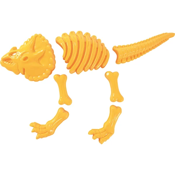 Formes de sable Tricératops jaune — Jouet éducatif maternelle Eduplay
