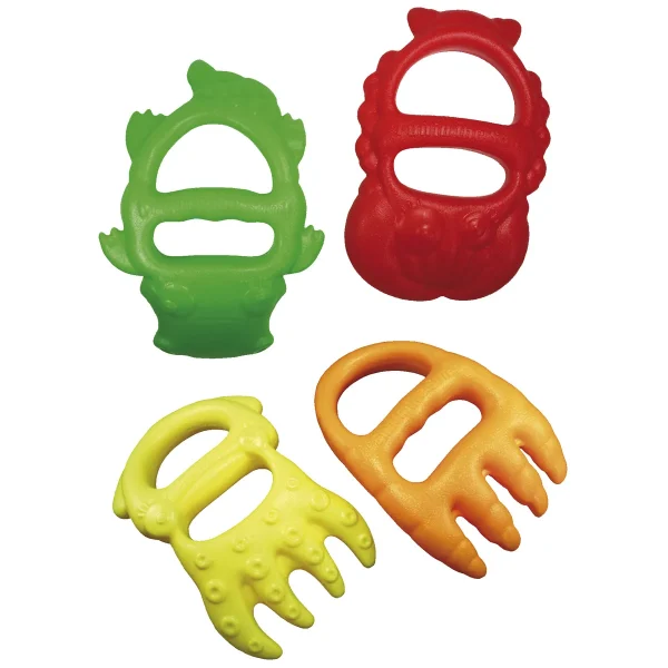 Set de 4 pinces à sable — Eduplay jouet pédagogique pour la maternelle