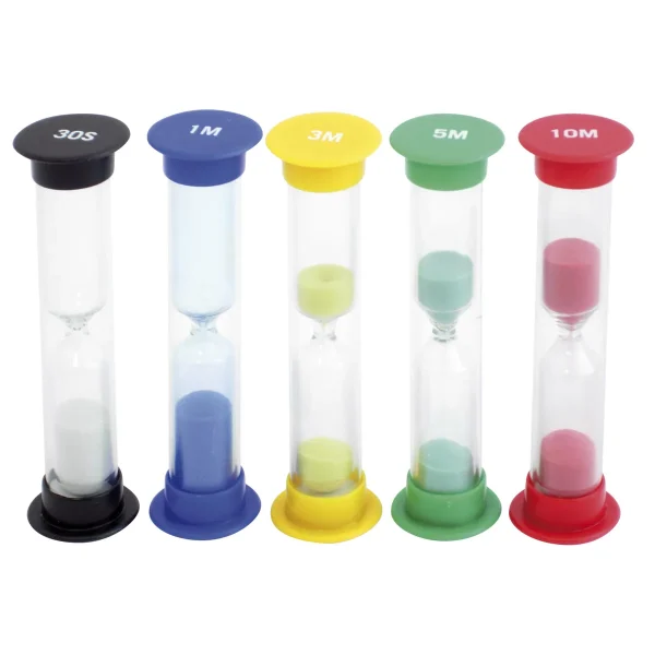 Set de 5 petits sabliers — Eduplay jeu éducatif crèche