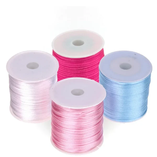 Ruban satin Ø 1 mm • 1 mètre — Kiki-Ena Matériel de bricolage Bois naturel