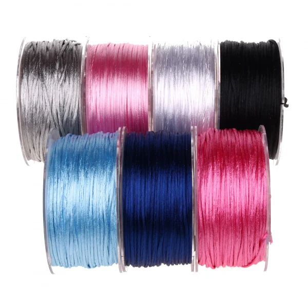 Ruban satin Ø 1,5 mm • 1 mètre — Kiki-Ena Matériel de bricolage Bois naturel