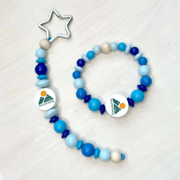 Porte-clés & Bracelet "Boy" • Kit créatif — Kiki-Ena matériel de bricolage bois naturel