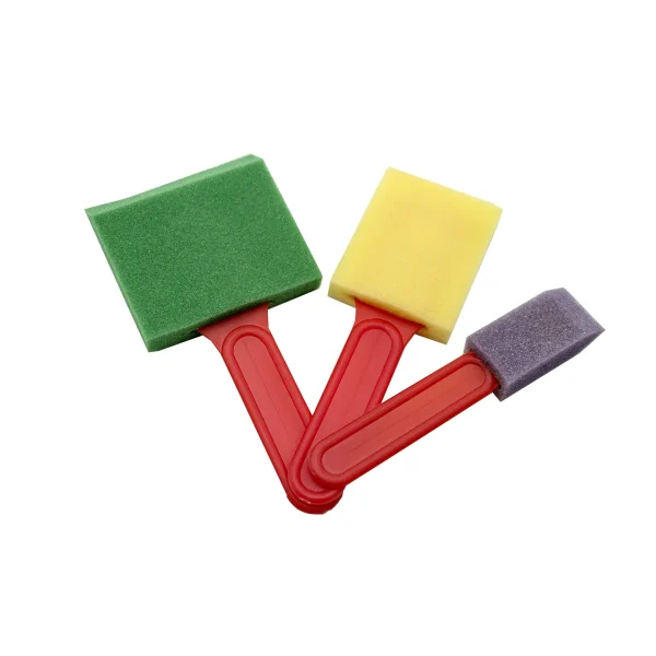 Ensemble de pinceaux mousse 3 pièces — Jouet pédagogique Eduplay maternelle