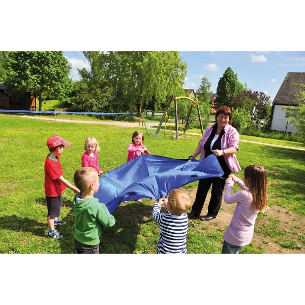 Parachute 185 cm bleu — Eduplay jouet pédagogique maternelle