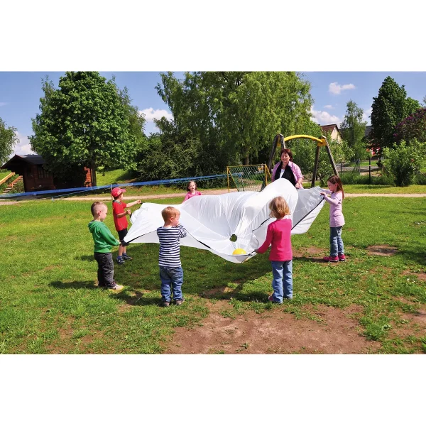 Parachute 185 cm blanc — Eduplay jouet pédagogique maternelle