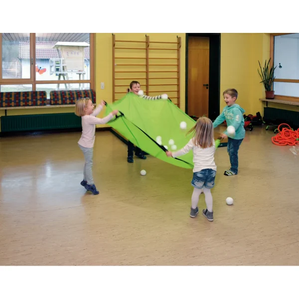Parachute de Jeu 360 cm vert gazon — Eduplay jouet pédagogique Kita