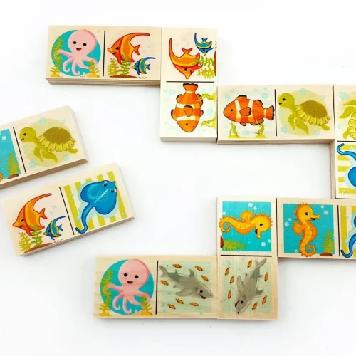 Domino Hippocampe — Millhouse Jouet éducatif École