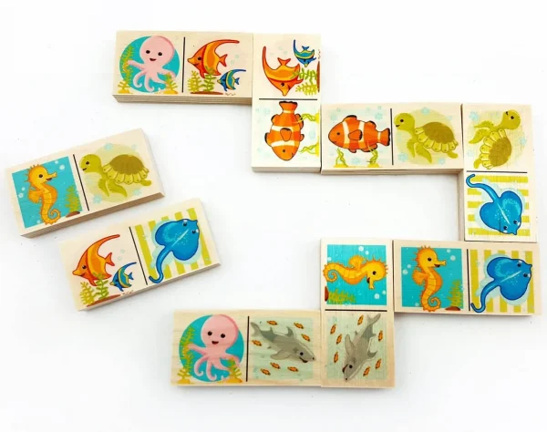 Domino Hippocampe — Millhouse Jouet éducatif École