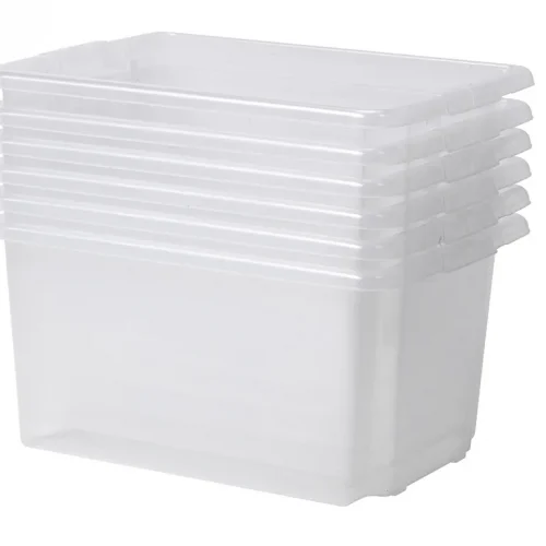 Set de 6 bacs transparents profonds — Millhouse Jouets Éducatifs École