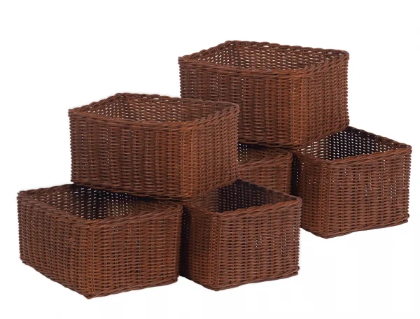 Set de 6 grands paniers profonds — Millhouse Jouets Éducatifs École