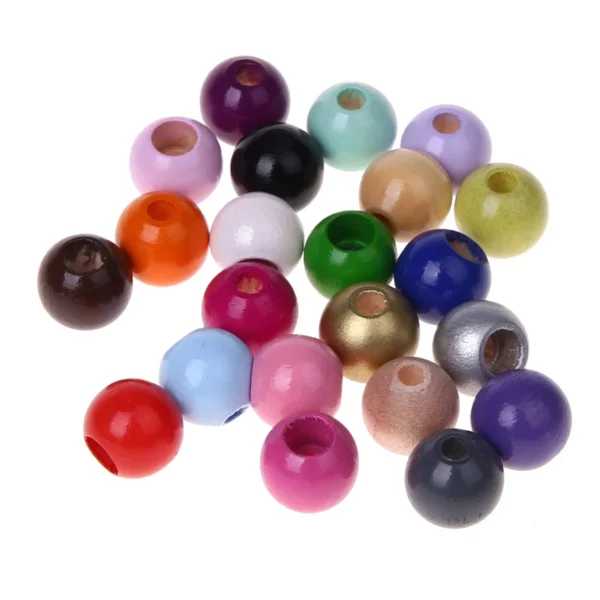 Perles de sécurité 10mm • 25 pièces — Kiki-Ena Fournitures créatives Bois naturel