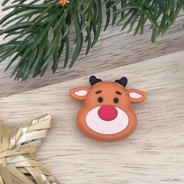 Motif silicone Renne — Kiki-Ena Loisirs créatifs Bois naturel