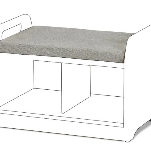 Coussin de siège – Banc de rangement compact et bas — Millhouse Jouets Éducatifs Scolaires