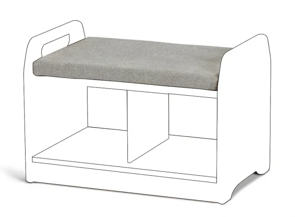 Coussin de siège – Banc de rangement compact et bas — Millhouse Jouets Éducatifs Scolaires