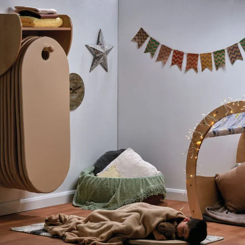 Slumberstore Matelas muraux couleur crème — Millhouse Jouets éducatifs École