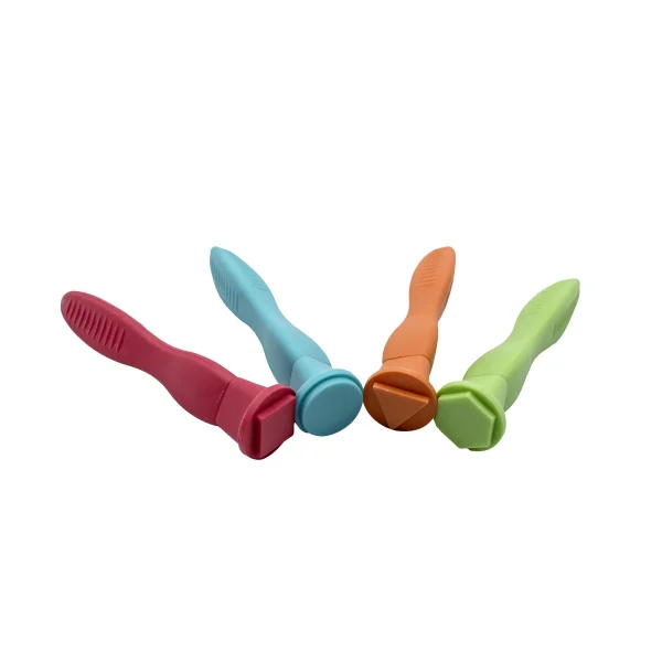 Tampon Soft Grip Géo Set de 4 — Eduplay jouet pédagogique Maternelle