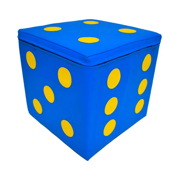 Cube Soft 30 x 30 x 30 cm bleu — Eduplay Jouet pédagogique Crèche