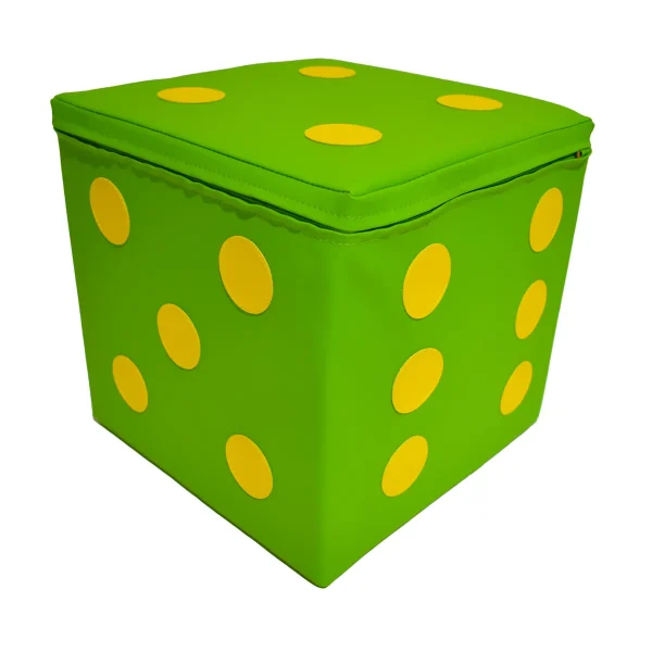 Cube Soft 30 x 30 x 30 cm vert — Eduplay Jouet pédagogique Crèche