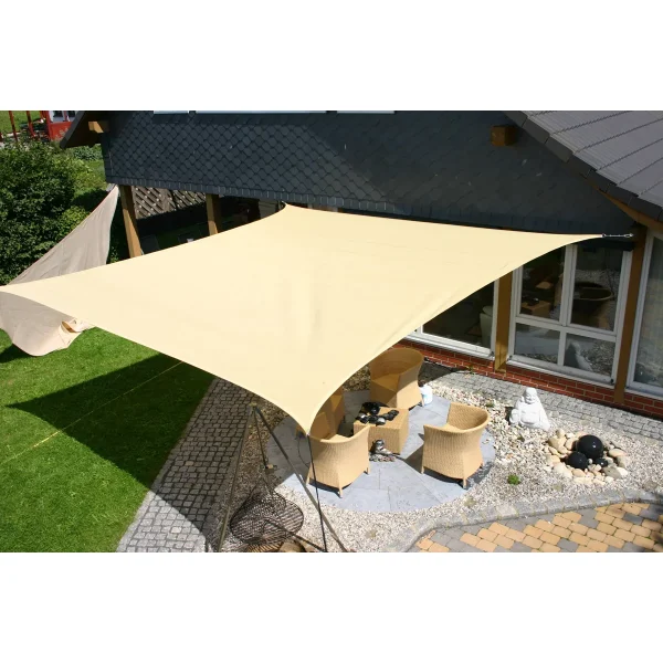 Voile d'ombrage 3,5 x 4,5 m beige — Jouets éducatifs Eduplay