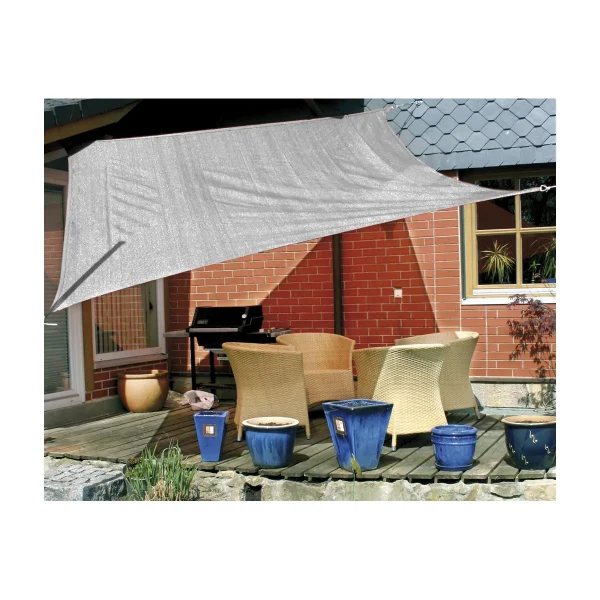Voile d'ombrage 3,5 x 4,5 m gris — Jouets éducatifs Eduplay