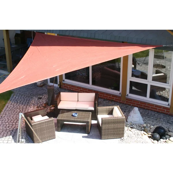 Voile d'ombrage 3,6 x 3,6 x 3,6 m rouille — Jouets éducatifs Eduplay