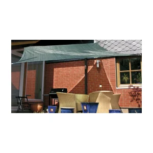 Voile de protection solaire 5 x 5 m vert