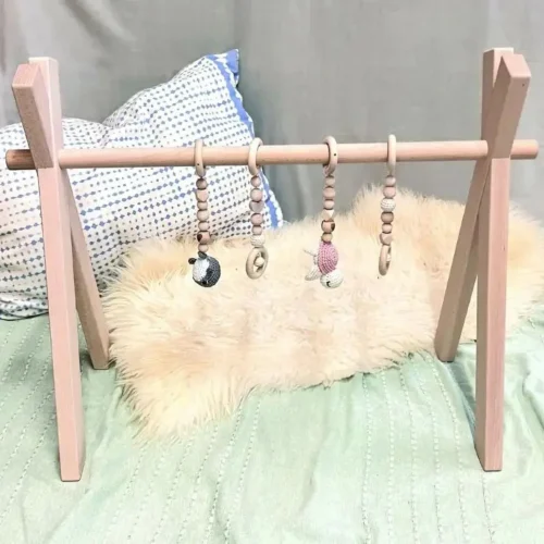 Arche de jeu en bois avec kit de bricolage "Animaux au crochet" — Millhouse Jouet éducatif École