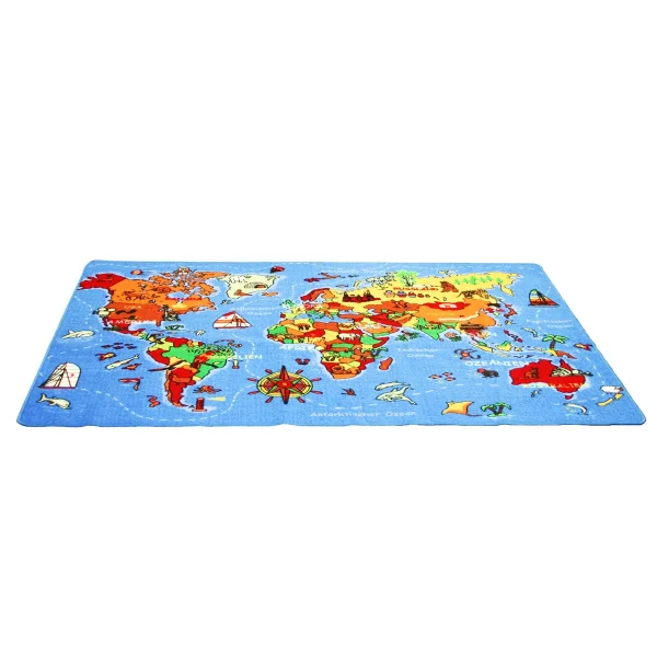 Tapis de jeu Monde 140 x 200 cm — Eduplay Jouet pédagogique Crèche