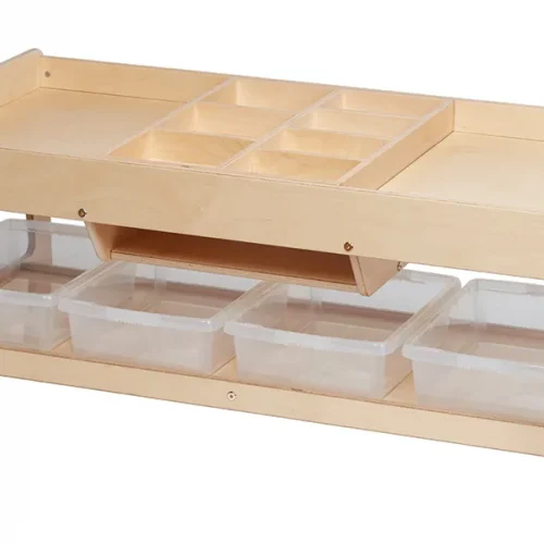 Table de jeu pour l'exploration et 4 bacs transparents — Millhouse Jeu Éducatif École