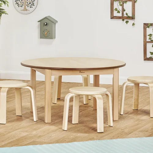 Tabouret en bois empilable H210mm (Pack de 4) — Millhouse Jeu Éducatif École