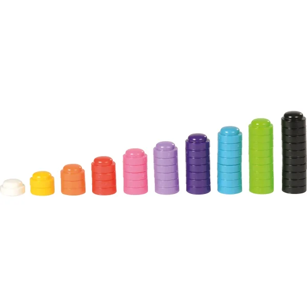 Cônes empilables colorés 1000 pièces — Eduplay jouet pédagogique maternelle
