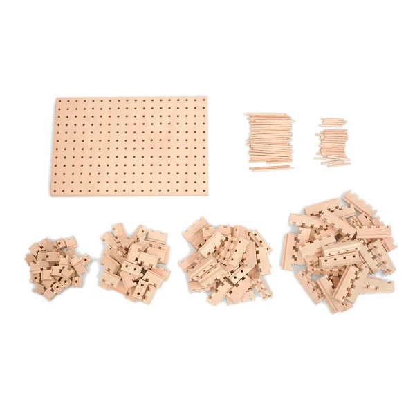 Blocs d'emboîtement KIGA 191 pièces — Eduplay jeu éducatif maternelle