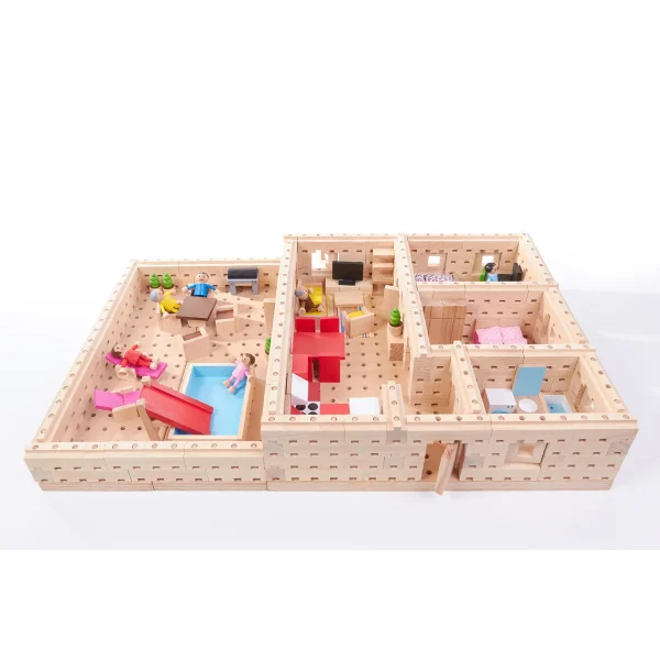 Briques de construction Ma maison 296 pièces — Eduplay jouet éducatif