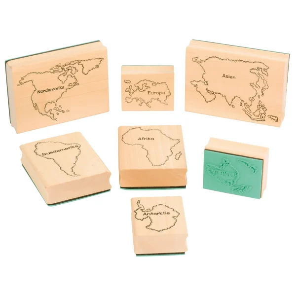 Tampon carte du monde — Eduplay jeu pédagogique Kita