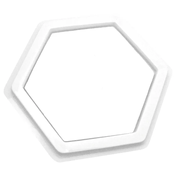 Tampon encreur blanc hexagone — Eduplay jeu pédagogique Kita