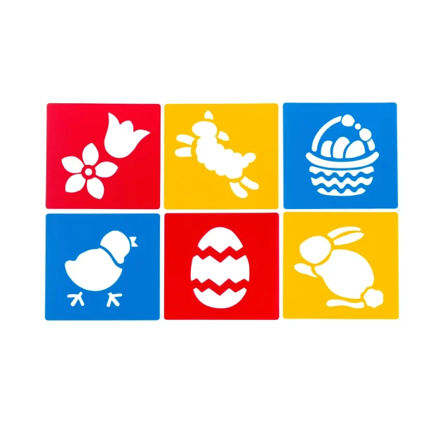 Pochoir Pâques — Eduplay jouet pédagogique maternelle