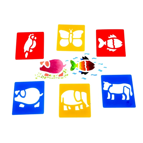 Pochoir Animaux — Jouet pédagogique Eduplay maternelle
