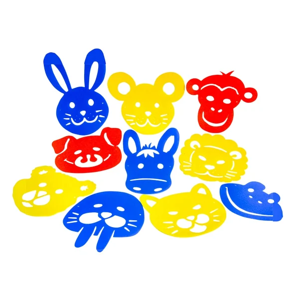 Pochoir Masques Animaux — Eduplay jouet pédagogique maternelle