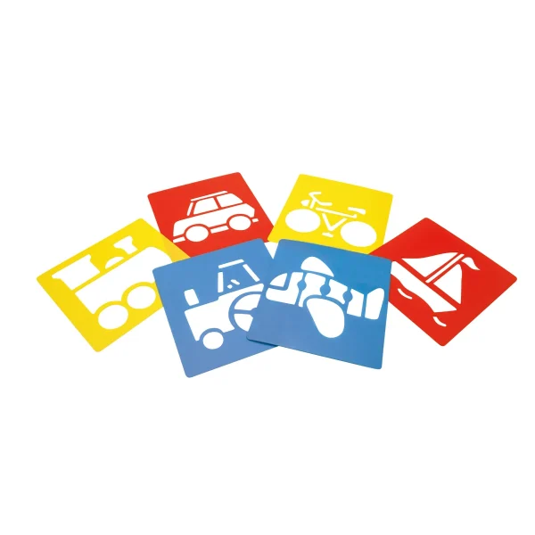Pochoir Transport — Jouet pédagogique Eduplay maternelle