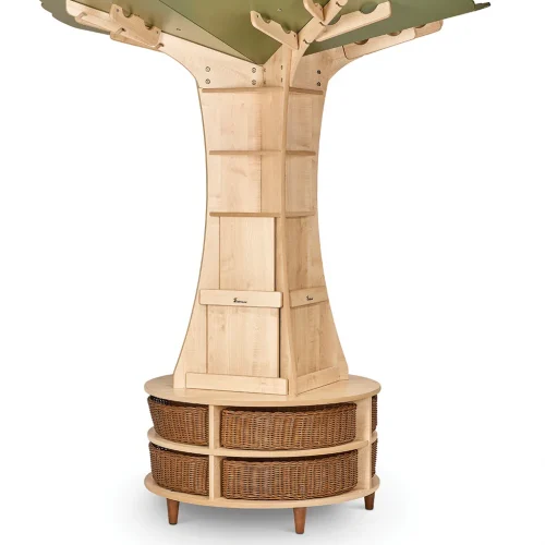 Arbre à histoires avec paniers de rangement — Millhouse jeu éducatif École